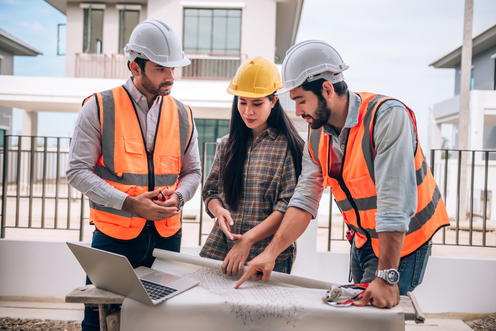 Engenheiros e arquitetos especializados prestando assistência técnica em perícias imobiliárias